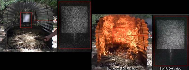 Dispositivo per vedere attraverso fumo e fiamme