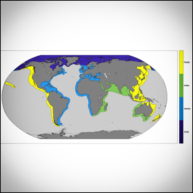 Riscaldamento graduale degli ecosistemi marini