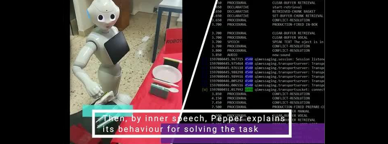 Pepper il robot che pensa ad alta voce